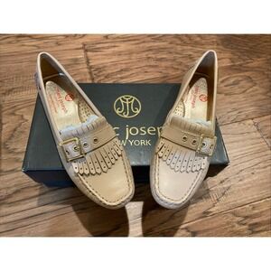 Marc Joseph New York Womens Leather South Street Kilt Loafer Blush Nappa Sz 5.5